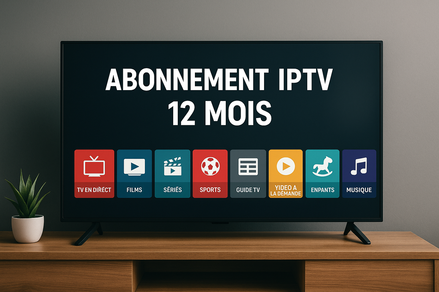 abonnement iptv 12 mois smart tv