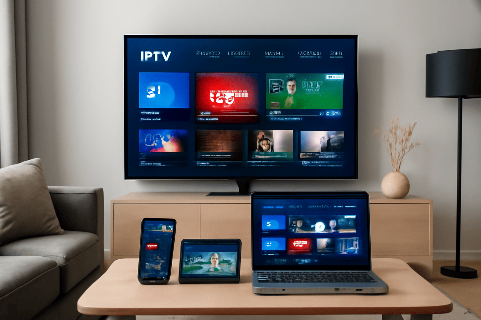 Diffusion de chaînes IPTV sur TV, tablette et smartphone grâce à IPTV Atlas Pro