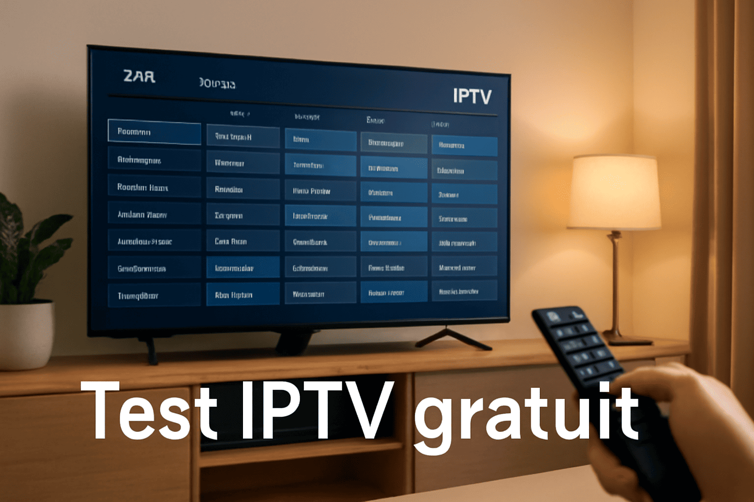 Test IPTV gratuit