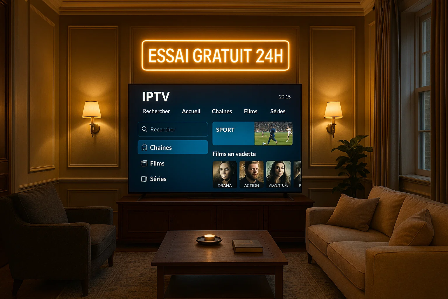 IPTV test gratuit